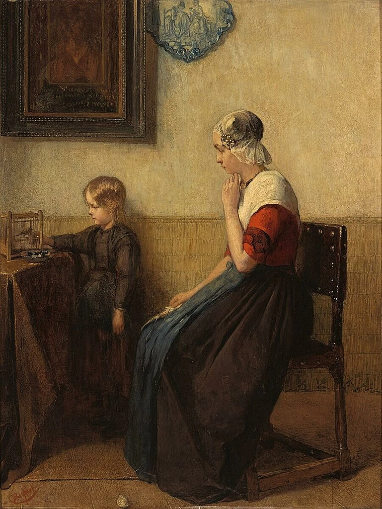 Interno frisone con la moglie e la figlia del giovane contadino - Museo Boijmans Van Beuningen